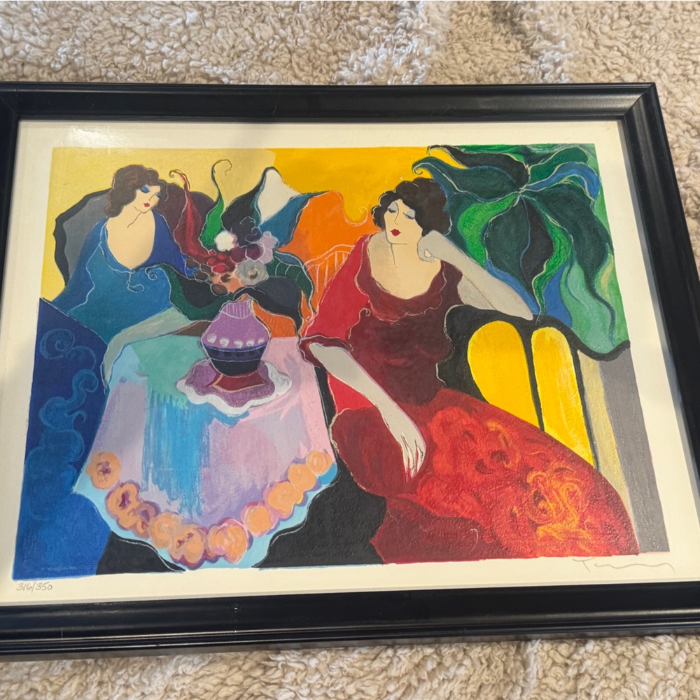 Vibrant Framed Art Print with Black Frame - Picture 5 of 6